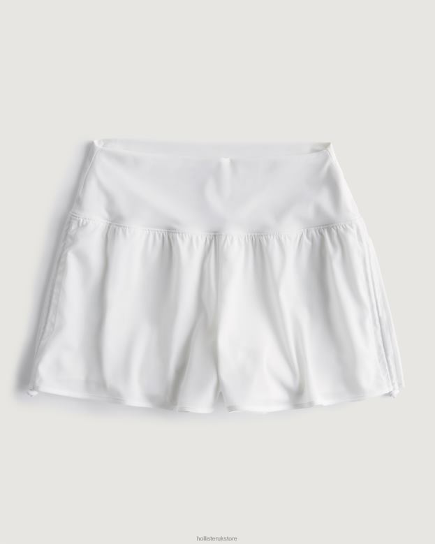 Bottoms Hollister Women Gilly Hicks Active Side Drawcord Active Shorts 3\\ 48820773 White